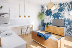 Espace de vie moderne et lumineux